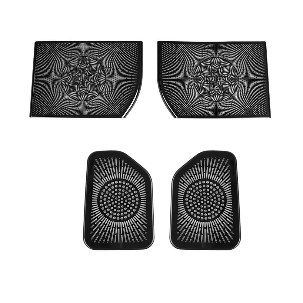 Stainless Steel Interior Door Speaker Decor Cover Trim For KIA PV5 2025-2026 LHD RHD Auto Interior Styling Accessories