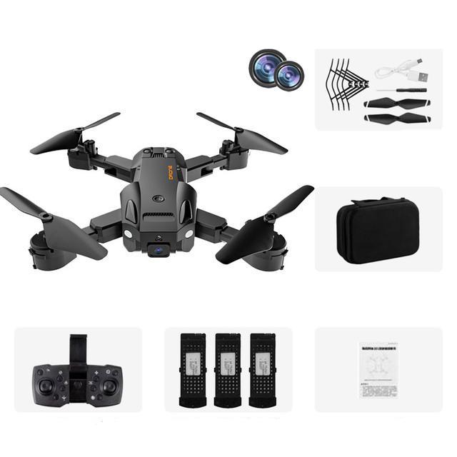Новый Q6 Радиоуправляемый Дрон HD WIFI Двойная Камера Мини Квадрокоптер Аэрофотосъемка Вертолет Избегание Препятствий Складная Игрушка В Подарок