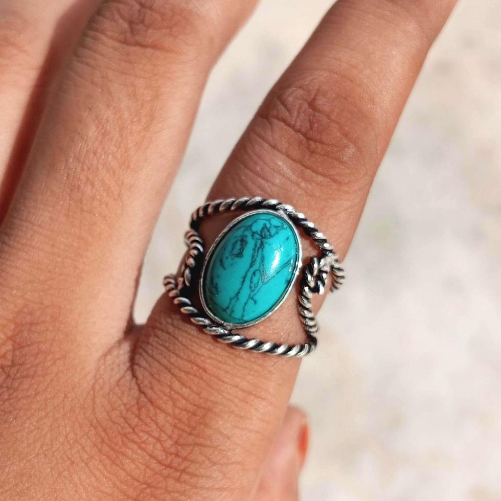 Ювелирное кольцо с регулируемым кольцом из стерлингового серебра 925 пробы с красной яшмой NST-J2H20074