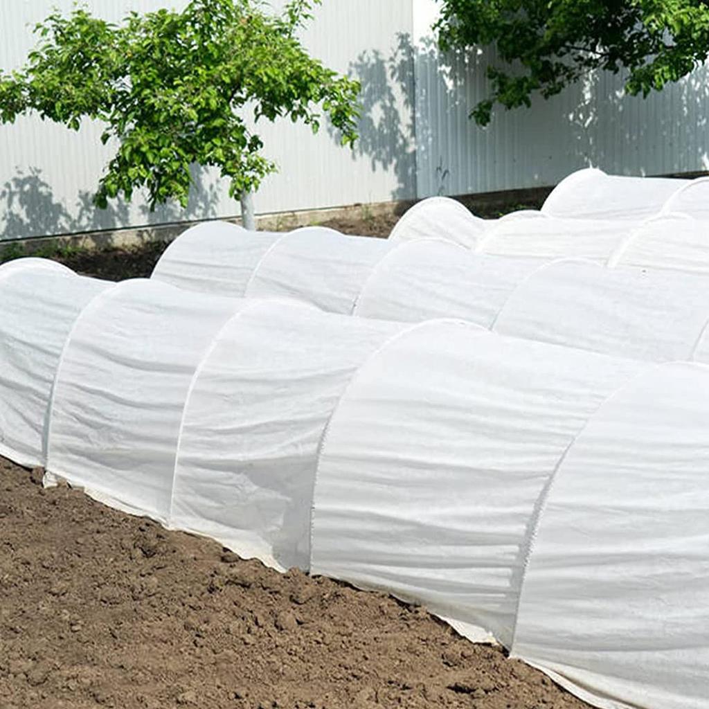 Greenhouse Support Set with Fiber Rods, Insect Net, and Bird & Animal Protection