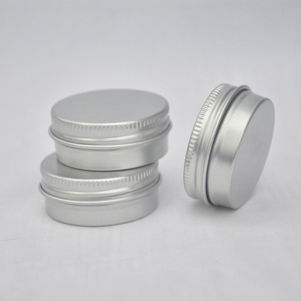 20Pcs 15ml Aluminum Jar 15g Aluminum Tin Container Silver Color