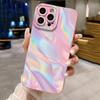 Градиентный чехол-аврора для iPhone 17 16 Pro Max Air 15 14 Plus 11 12 13 Mini 7 8 SE2 X XS XR Матовый ударопрочный силиконовый чехол