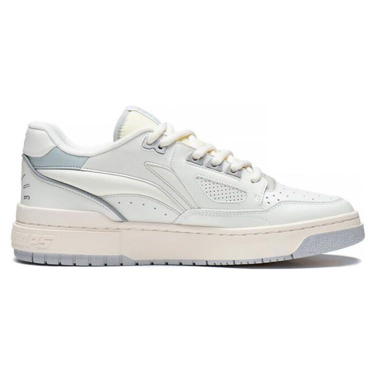 Баскетбольные кроссовки Li Ning Rookie 2 Durable Breathable Low-Touch Retro, мужские, белые, серые, ABCT011-2