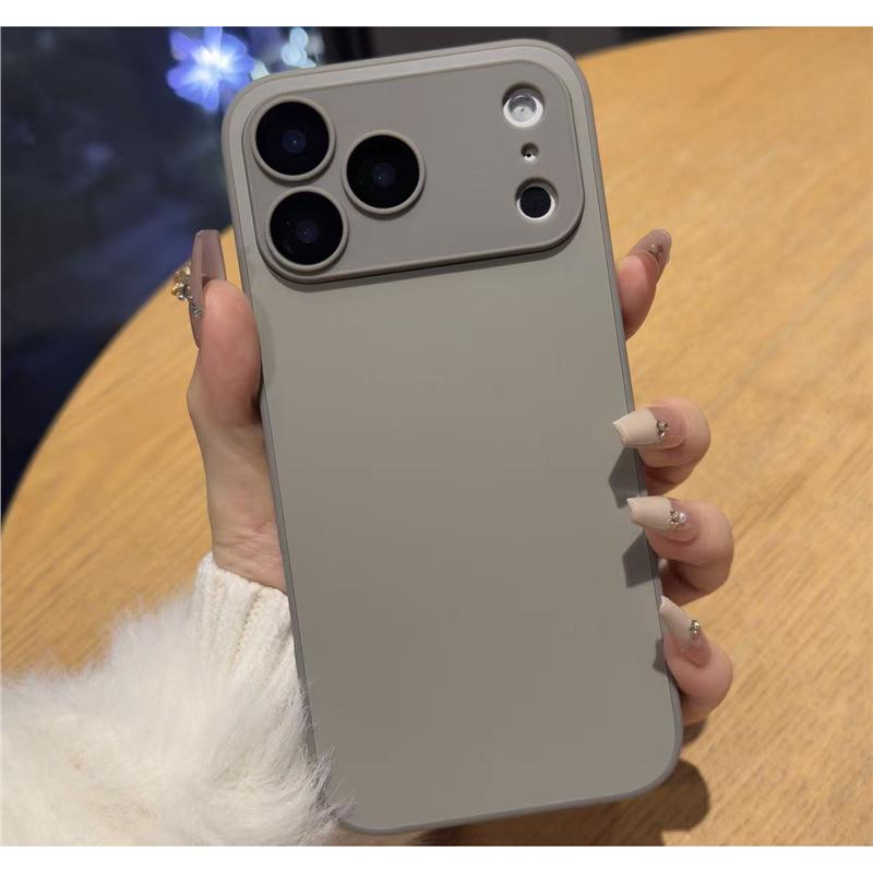 Чехол-скин Apple 17 Pro Max Light Sand AG Skin Feel для iPhone 16, матовый, полное покрытие, противоударная защитная крышка