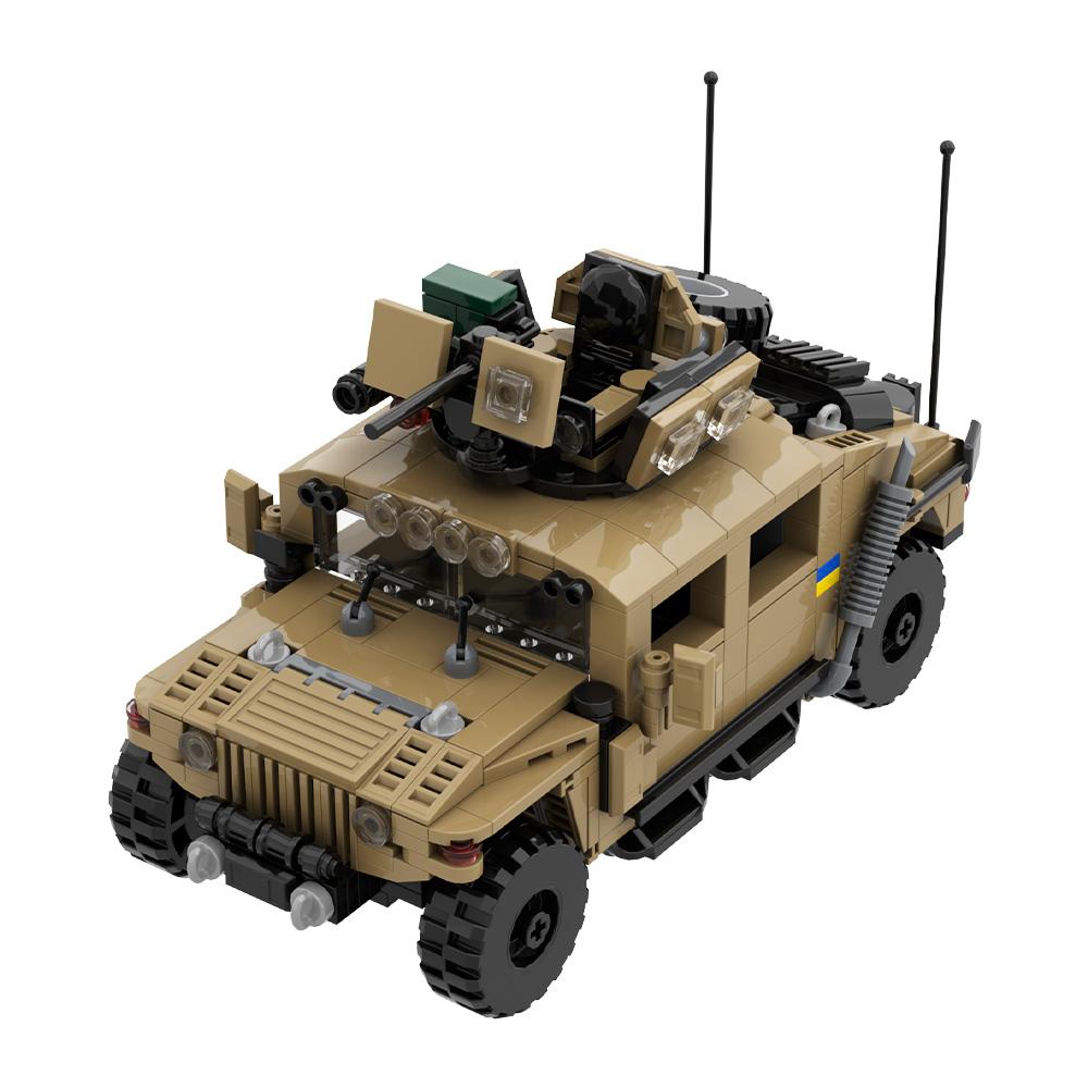 Gobricks MOC Автомобиль Hummvee Конструктор Игрушки Подарок