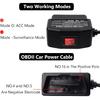 Комплект OBD-проводки для видеорегистратора OBD-кабель питания для видеорегистратора USB Type C 12-36 В в 5 В/3 А с защитой от пониженного напряжения 24-часовое наблюдение на парковке/Режим ACC