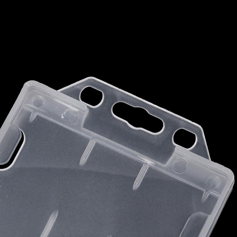 4 шт., унисекс, многофункциональный, жесткий пластиковый, двухсторонний, держатель для удостоверения личности, чехол