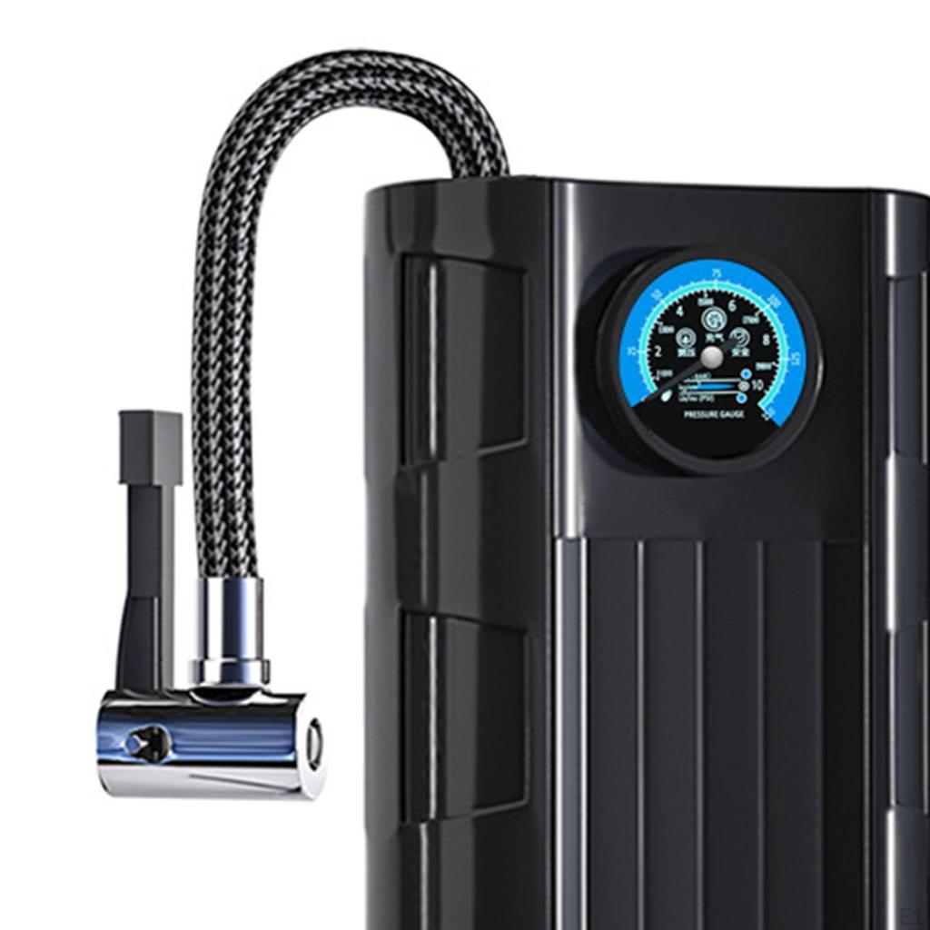 Автомобильный насос для шин Plug and Play Точный дисплей данных для мяча для велосипеда