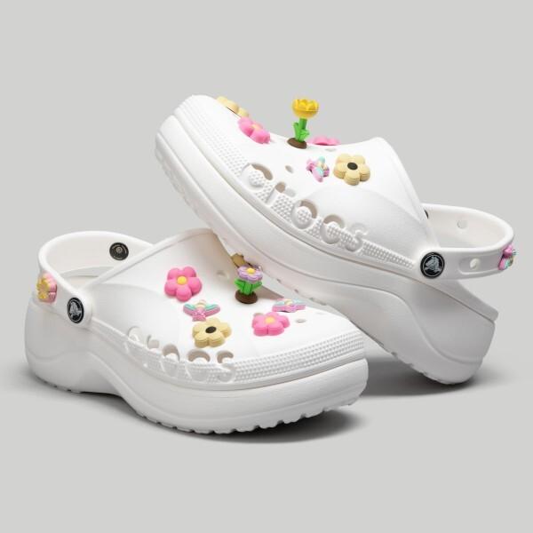 Crocs Сабо Vaya Platform белые 208186 100
