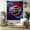 Arsenal Retro Tapestry Nordic Minimal Ideal for Dorm Wall Bedroom Studio Wall Indoor Vintage Wall Art Gift for Friends Family