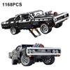 1168PCS Technical Dodge Charger Racing Car Model Building Blocks 42111 Bricks Toys In Movie Fast Furious Gift For Boys