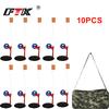 FTK 10 шт. Флажок для рыбалки Зимний Открытый Чехол для удочки Автоматическая платформа для рыбалки Для любителей зимней рыбалки Поплавки-сигнализаторы