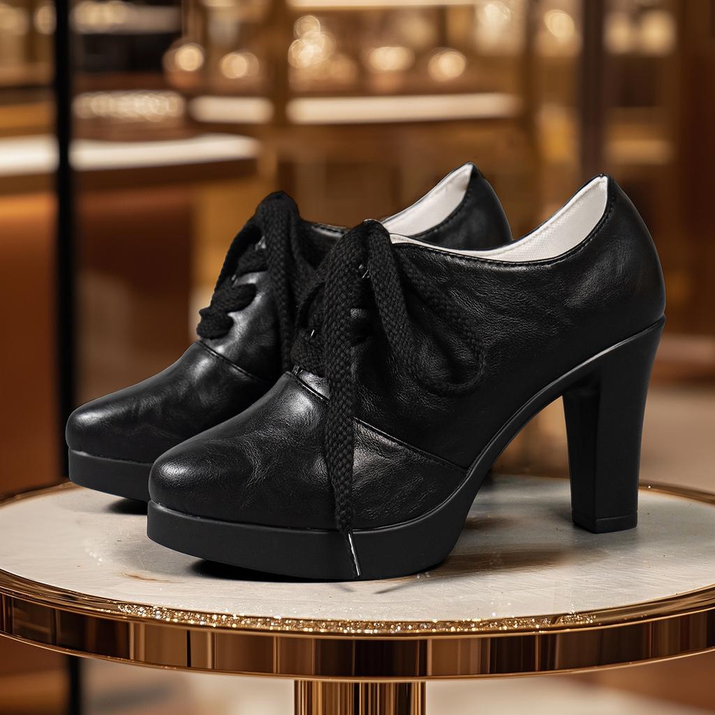 Женские туфли с острым носком на высоком каблуке из кожи. Абсолютно новая повседневная обувь. Тренд 2024 года. Элегантная офисная обувь. Модные туфли-лодочки Zapatos Mujer.