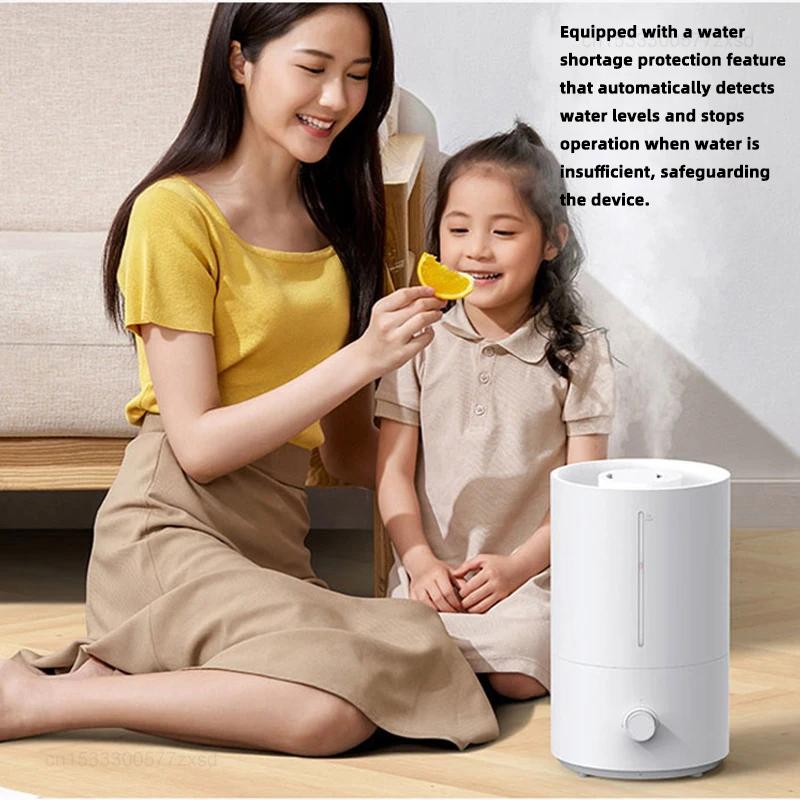 Xiaomi Увлажнитель воздуха Mijia Humidifier 2 300 мл/ч Увлажнение 4 л Большая емкость Создатель тумана Аромадиффузор Увлажнение Низкий уровень шума Бытовая техника