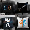 1 шт. Наволочка для игры Portal 2 Модная квадратная наволочка Спальня Диван Комната Ins Декор Отдых