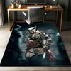Ковер с принтом Assassin's Creed, Коврик, для офисного кресла, гостиной, спальни, кухни, Декор, Подарки.
