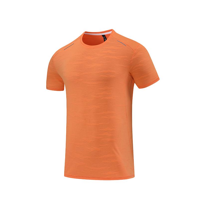 Мужская быстросохнущая летняя футболка для фитнеса Ice Silk - дышащая, свободный крой, круглый вырез, короткий рукав