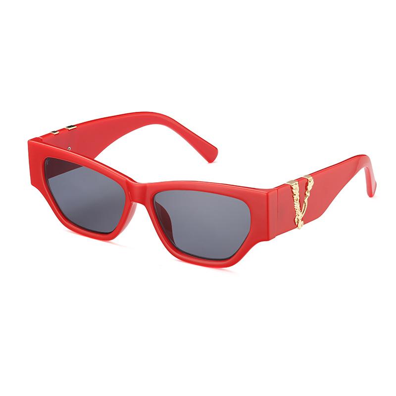 JYL TS Women's Small-Frame - Unique Cat-Eye Trendy Sunglasses 8103