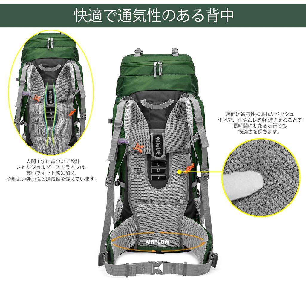 Рюкзак 80 л, альпинистский рюкзак большой емкости, альпинистская сумка, большой мешок для кемпинга, походов, предотвращения стихийных бедствий, путешествия, легкий водонепроницаемый чехол от дождя