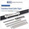 Бирка для кабеля из нержавеющей стали 304/316L с гравировкой
