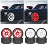 Set of 4 Remote Control Wheel Tires for Crawlers Car Model Rubber Wheel Tires for Remote Control Accessories