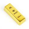 Pure Copper Solid Gold Bar Handicraft Ornaments Lucky Simulation Gold Brick Paperweight Copper Material Gold Bar Decoration Gift