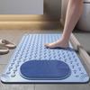 Non-Slip PVC Bathroom Mat with Suction Cups for Shower, Toilet, and Entrance