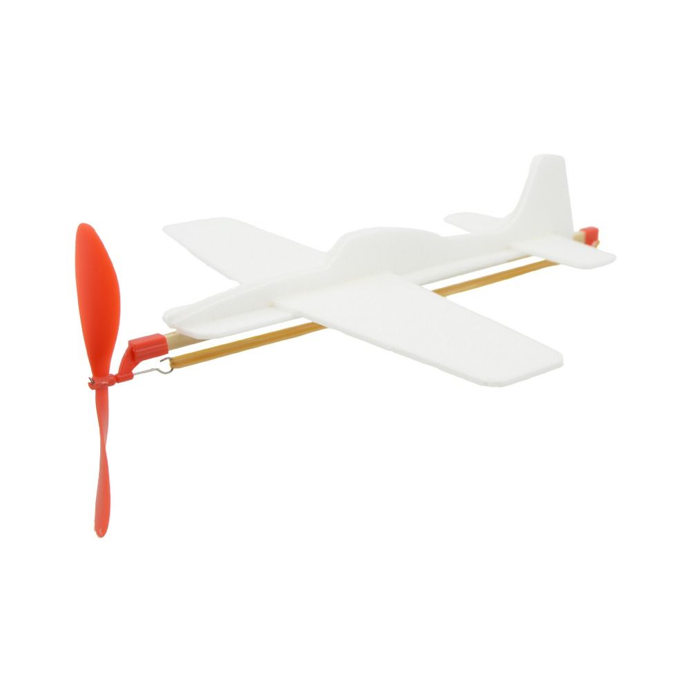 300*260mm DIY Airplane Model Rubber Bands Power Hand Throw Aircraft Toy  for Kids Outdoor