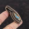 Spiny Oyster Copper Turquoise Pendant Copper Wire Wrapped Pendant Handmade Jewelry Gemstone Pendant Copper Wire Wrap Jewelry Engagement Gift