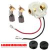 5pcs/Set Plastic Brush Holder + Caps Metal Carbon Brushes & Caps for Makita BGA450 BGA452 DGA452