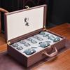 Chaxun 11-Piece Ge Kiln Tea Set with Carry Case