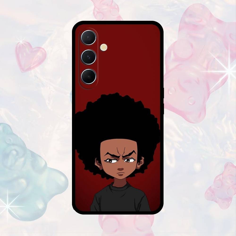 AAA The Boondocks Чехол для телефона Samsung S25, S24, S21, S22, S23, S30, Ultra, S20, Plus, Fe, Note, 10, 9, 5G Черный Чехол