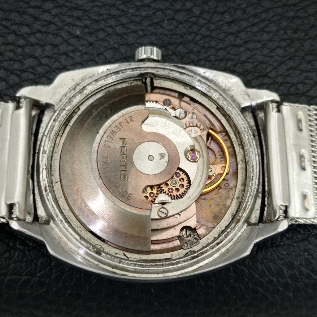ВИНТАЖНЫЕ АВТОМАТИЧЕСКИЕ ШВЕЙЦАРСКИЕ МУЖСКИЕ ЧАСЫ FORTIS 2452 С ОРИГИНАЛЬНЫМ ЦИФЕРБЛАТОМ a705520-1