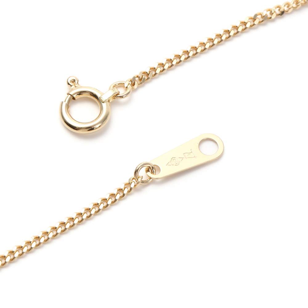 18k Gold Kihei with Mint Certification Mark 18k Kihe Necklace, Two-sided, 2.5g, 45cm, Stamp, Chain, Gold, Kihei,