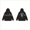 Stu Unisex Hooded Zip-Up Sweatshirt With Letter Print Fleece-Lined Oversized Fit Winter Casual Wear