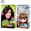 Schwarzkopf Стойкая краска для волос Двойная упаковка - Натуральный коричневый и Молочный чай каштаново-коричневый