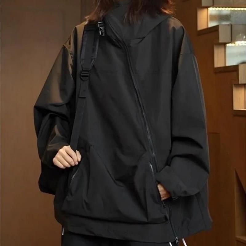 Одежда Ветрозащитная и водонепроницаемая уличная куртка с капюшоном Женская весенне-осенняя зеленая куртка в стиле милитари Куртка Мужская