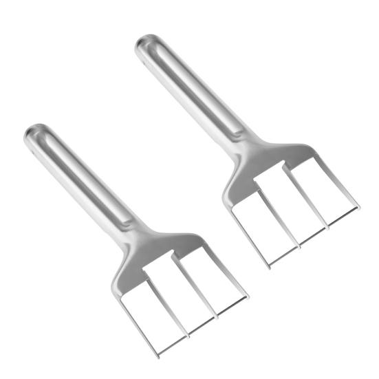 Арбузный резак слайсер из нержавеющей стали, инструмент двойного назначения для нарезки фруктов, арбуза, манго, дыни, ананаса, многофункциональный кухонный гаджет