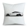 Новый чехол для подушки с изображением автомобиля сбоку, мультяшный узор, мягкая короткая плюшевая наволочка для домашнего дивана, автомобильного кресла, декор, наволочка