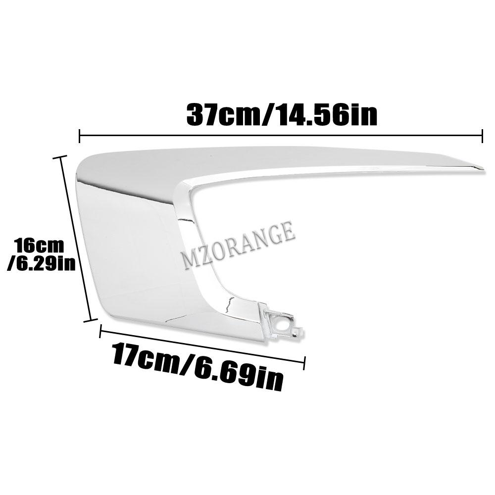 Front Lower Bumper Chrome Trim Molding Headlight Strips For Mitsubishi ASX  2016- Fog Light Cover Car