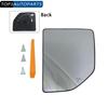 1 Pcs Right Side Mirror Glass Assembly For 2017- Ford F-450 Super Duty