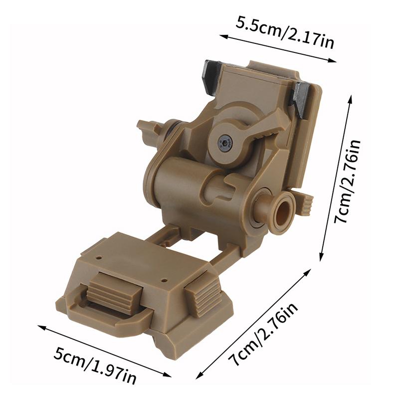 Кронштейн для крепления L4G24 NVG, складной держатель для очков ночного видения, крепление на шлем, нейлоновое крепление на шлем для PVS15 PVS18 GPNVG18