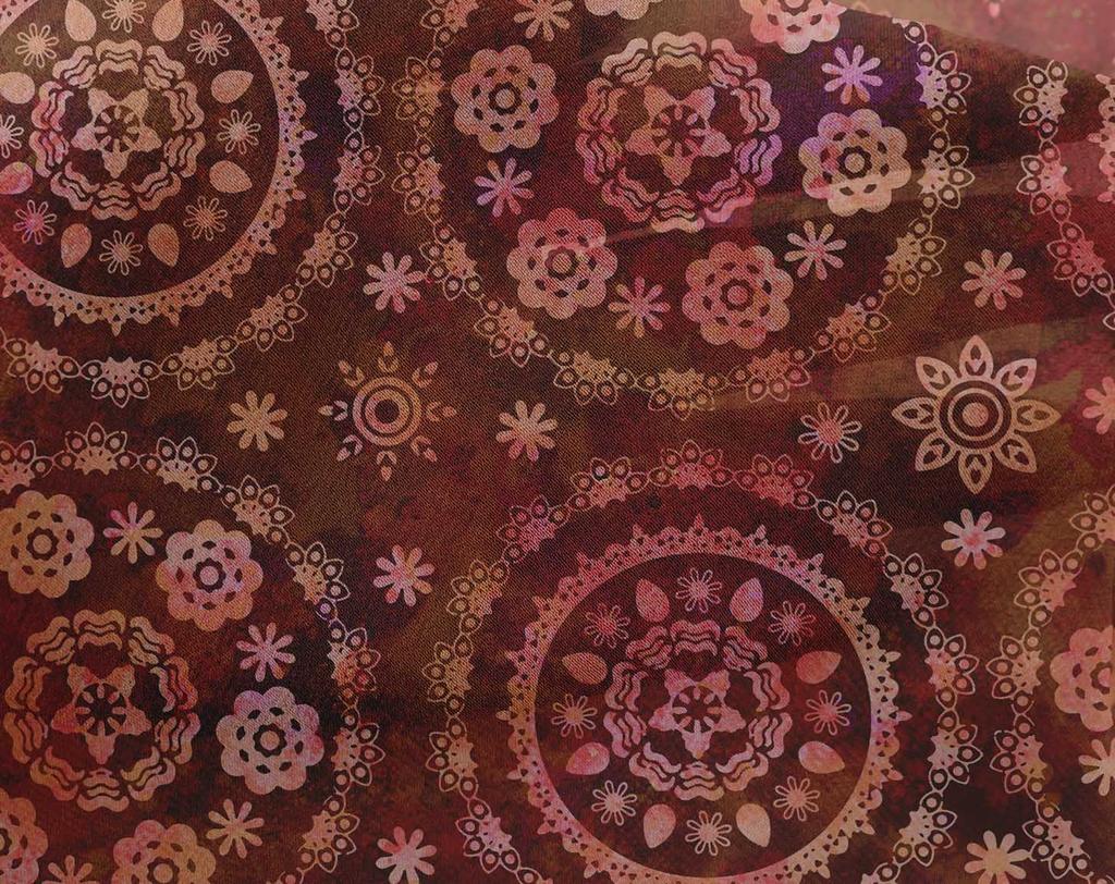 oneOone Жоржетт Вискоза Коричневая Ткань Батик Одежда Сделай Сам Лоскутное Изделие Ткань Набивная Ткань По Ярдам 42 Дюйма