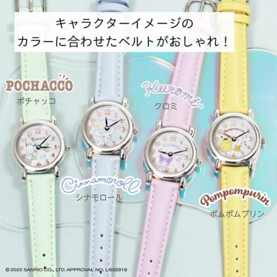 Часы J-AXIS Куроми, Официальная серия Sanrio, Модель SR-HA02-KUPU, Фиолетовые, Женские, Повседневный дизайн