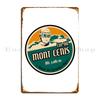 Col Du Mont Cenis Route Des Grandes Alpes Metal Sign Plaques Garage Iron Retro Bar Cinema Tin Sign Poster