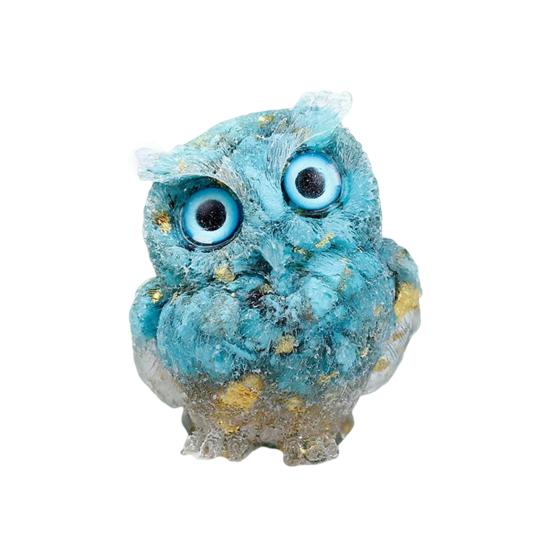 Modern Owl Figurine Fine Workmanship Waterproof Decorative