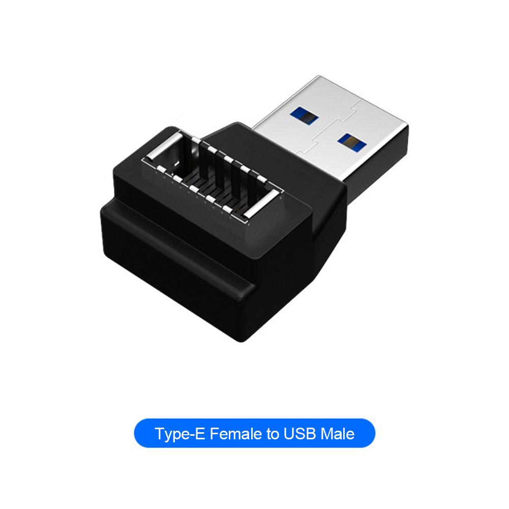 Адаптер с материнской платы Type E на Type C/USB 5/10 Гбит/с Разъем-конвертер для ПК настольного компьютера с поддержкой USB3.0 Аксессуары для подключения