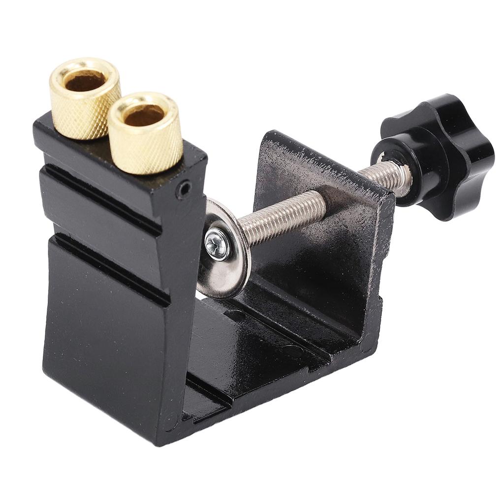 Черный наклонный позиционер для сверления отверстий из алюминиевого сплава, мини-набор кондукторов для потайных отверстий для DIY-проектов