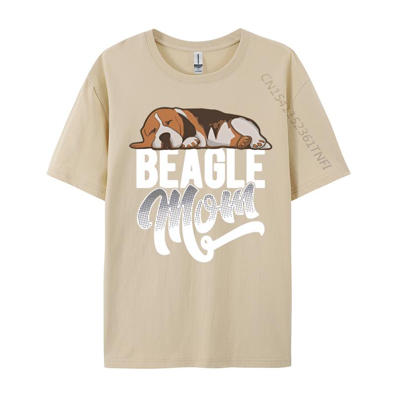 Clothing Men Beagle Dog Beagle Mom Vintage Tshirt Soft Breathable Cotton Tops Tee Fashion T Shirt Men