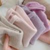 Разноцветные толстые теплые женские носки из кроличьей шерсти, термобелье для дома, сохраняющее тепло, носки для сна для женщин, японская мода, длинные зимние носки